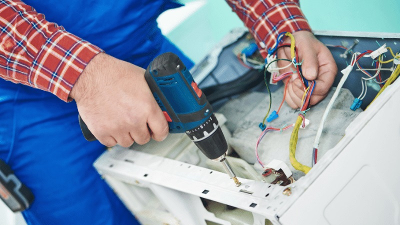 Gebze Grundig Grundig çamaşır makinesi kart tamiri – Su almama arızası orijinal parça ile giderildi. - Teknik servis örneği